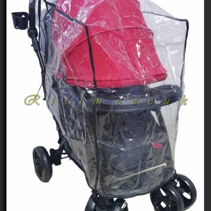 Puset - Bebek Arabası Büyük Boy Yağmurluk Alttan Bağcıklı
